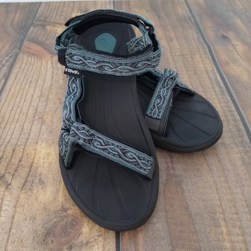 Teva Original sandals blue/black size 7